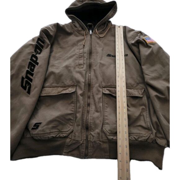 Vintage Official Snap-On Tools Quilted Canvas Jacket Mens Size 2XL Embroidered - Picture 7 of 16